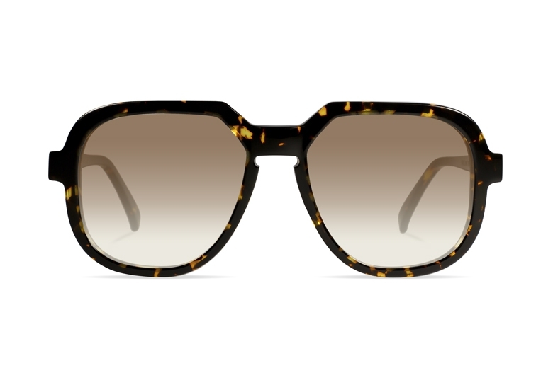 Urican 78BS, Tortoiseshell Acetate Oversized Sunglasses