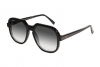 Urican 78BK, Black Acetate Oversized Sunglasses