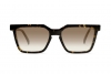 Urican 85BS, Tortoiseshell Acetate Rectangular Sunglasses