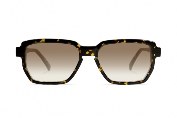 Urican 88BS, Tortoiseshell Acetate Hexagonal Sunglasses