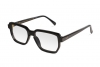 Urican 88BK, Black Acetate Hexagonal Optical Frame