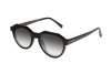 Urican 90BK, Black Acetate Pantoscopic Sunglasses