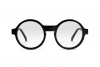 Urican 92BK, Black Acetate Round Optical Frame